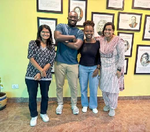 With colleagues, for the closing paragraph