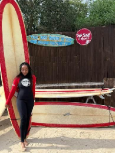 Surf lessons, for the personal paragraph